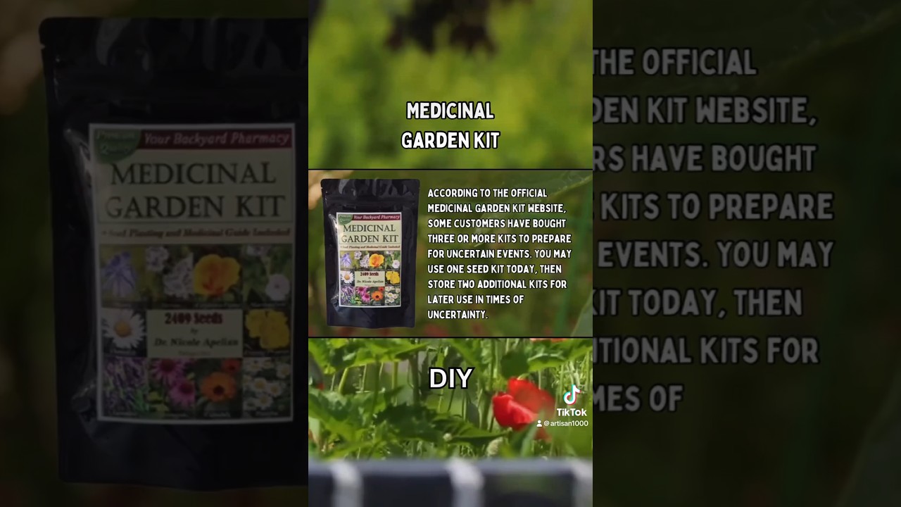 Medicinal Garden Kit: DIY Indoor Herb Garden 🪴