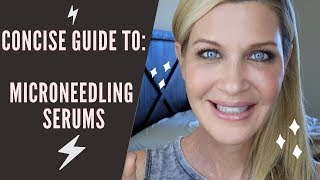 BEST Microneedling SERUMS + a protocol for the entire month after you needle!