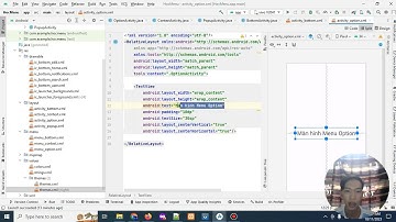 [15][Lập trình Android]-Thực hành các menu bao gồm  Option -Context- Popup- BottomNavigation