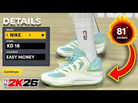 NBA 2K26 Shoe Creator: Nike KD 18 Easy Money - YouTube