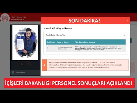 SON DAKİKA! İÇİŞLERİ BAKANLIĞI PERSONEL ALIM SONUÇLARI AÇIKLANDI! ÇAĞRILMA PUANLAR NASIL?