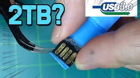 중국산 2TB USB 메모리가 전세계인을 상대로 사기치는 방법을 공개합니다