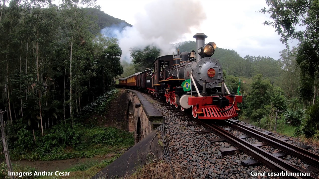 🇧🇷 Locomotiva a vapor 232 / 232 Steam locomotive Brazil - 2023 -  Apiúna/SC - (Brasil) 