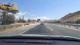 Road trip from Limassol to Larnaca to the Metropolis Mall (Cyprus), July 2026