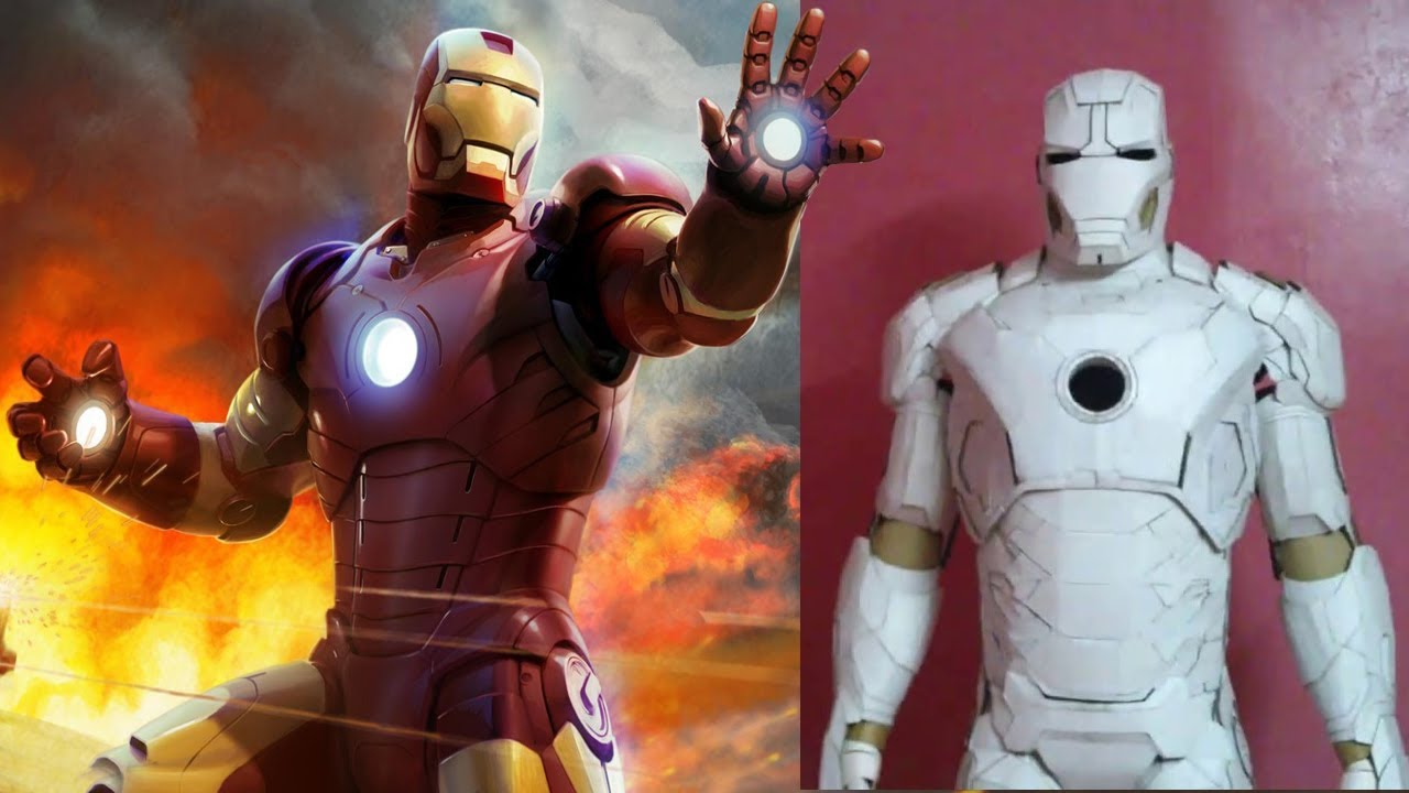 How to make Iron Man suit Cardboard DIY (Iron Man 3 Mark ...