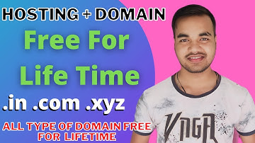 Free hosting and domain for free Lifetime|free hosting and domain Kaise le .com .xyz .in etc