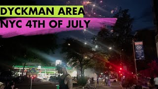 4th of July in  Dyckman area - 4K Virtual walk 