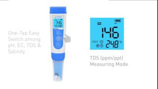 PC60 Premium Multi-Parameter Water Tester Kit (pH/EC/TDS/Salinity/Temp.)