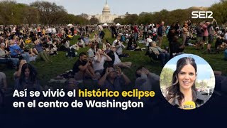 Así se vivió el eclipse solar en la explanada a los pies del Capitolio by Cadena SER 141 views 2 weeks ago 1 minute, 18 seconds