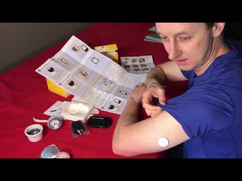 Step by step set-up of FreeStyle Libre Glucose Monitoring System