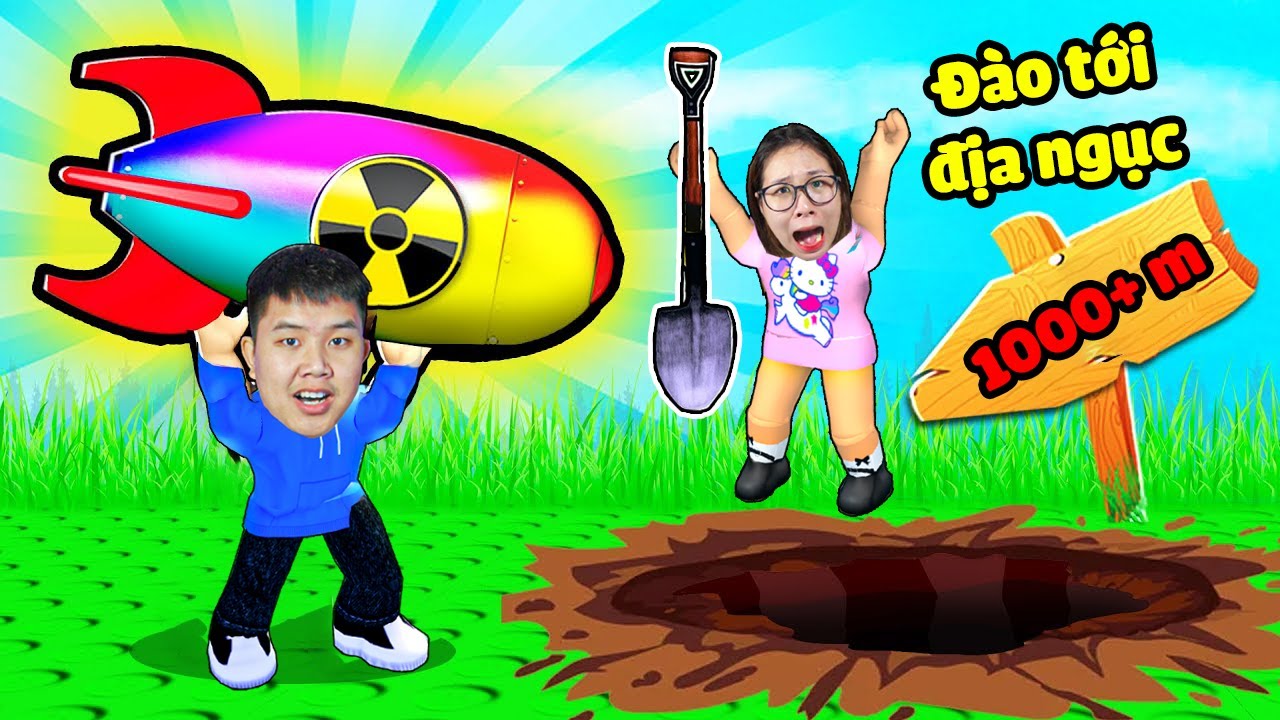 Đào hố sâu nhất thế giới xuống tận địa ngục xem nó có gì cùng bqThanh và Ốc !