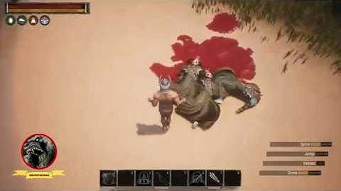 Conan Exiles  - Item Showcase Underwater Breathing Mask And Teimos the Beastmaster