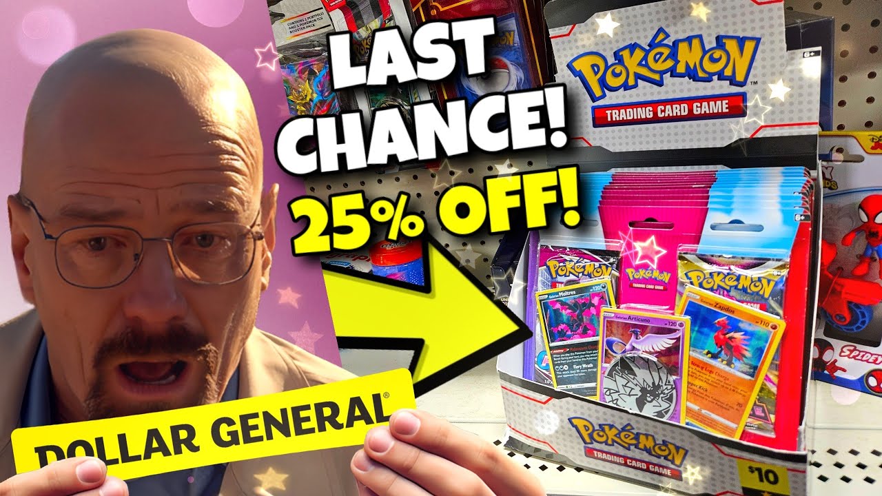 LAST CHANCE | GET 25% OFF Pokmon Cards at Dollar General Before IT ENDS!