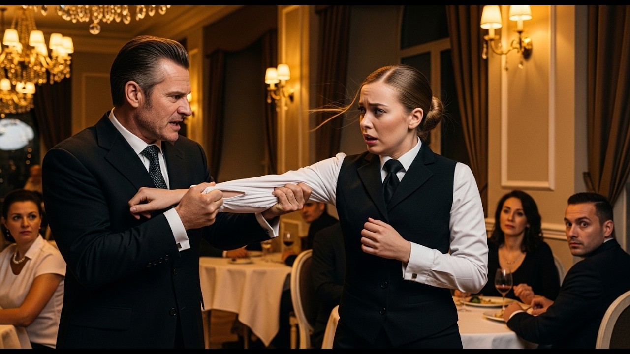 Humilló a la “Mesera” Rompiendo Su Vestido… Pero No Sabía Que Su Esposo Era Millonario