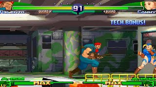 CAPCOM FIGHTING COLLECTION 2 Rolento vs Cammy