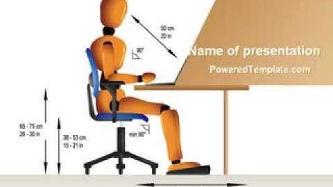 Ergonomics PowerPoint Template by PoweredTemplate.com