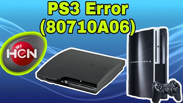 حل مشكل يواجه الجميع  FIX error 80710A06 PS3 HEN  4.89