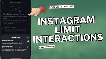 How to Enable and Set Up Limit Interactions in Instagram (iPhone iOS 18 & Later)