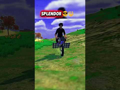 काली SPLENDOR 😎🔱 #wrg #viral #vijaythalapathy #shortsfeed #automobile #indiantractor3d #trending
