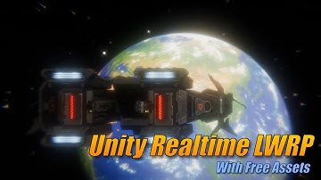 Spaceship Unity Realtime LWRP with free assets