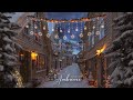 ❄️CHRISTMAS TOWN ASMR AMBIENCE | Cozy Winter Ambience With Relaxing Blizzard and Snowstorm Sounds