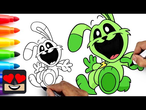 How To Draw Hoppy Hopscotch | Poppy Playtime