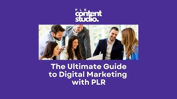 Digital Marketing with PLR Content