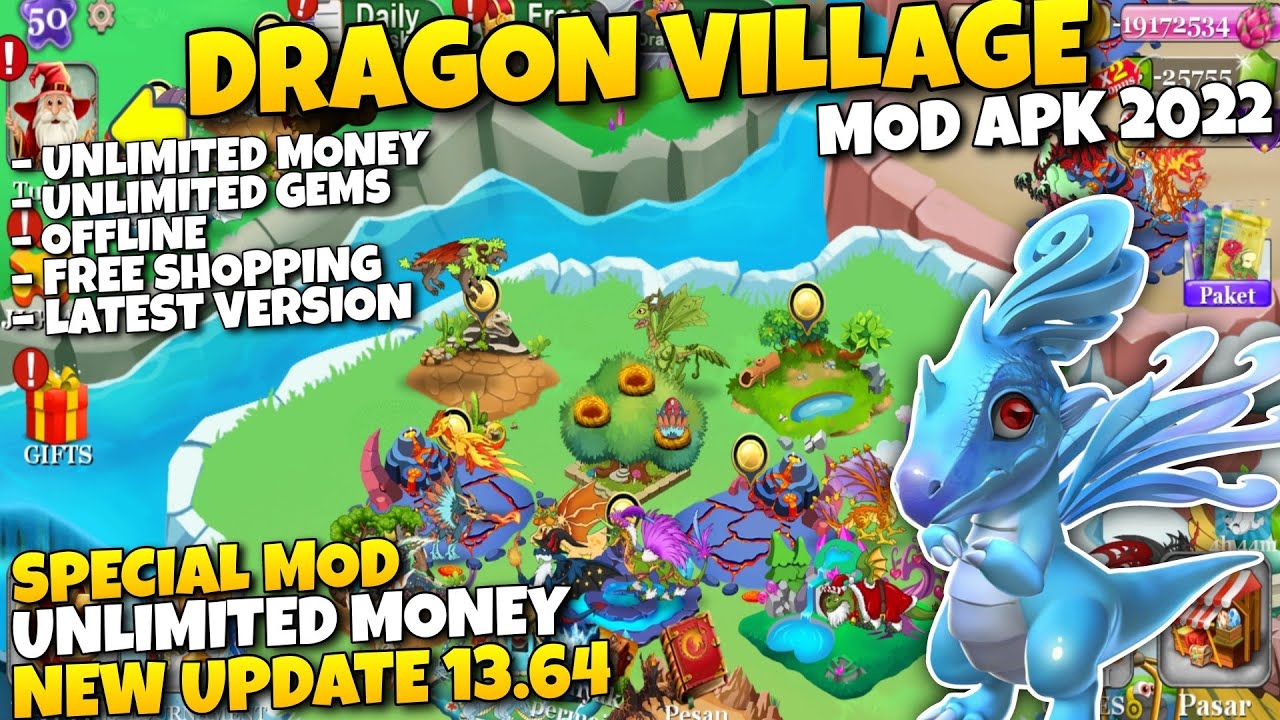 Dragon Village Mod Apk V.13.64 Terbaru 2022 YouTube