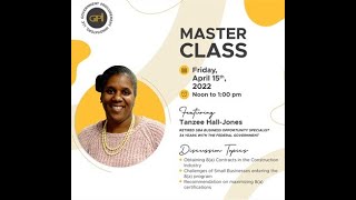 Master Class Leveraging your 8(a) Certification