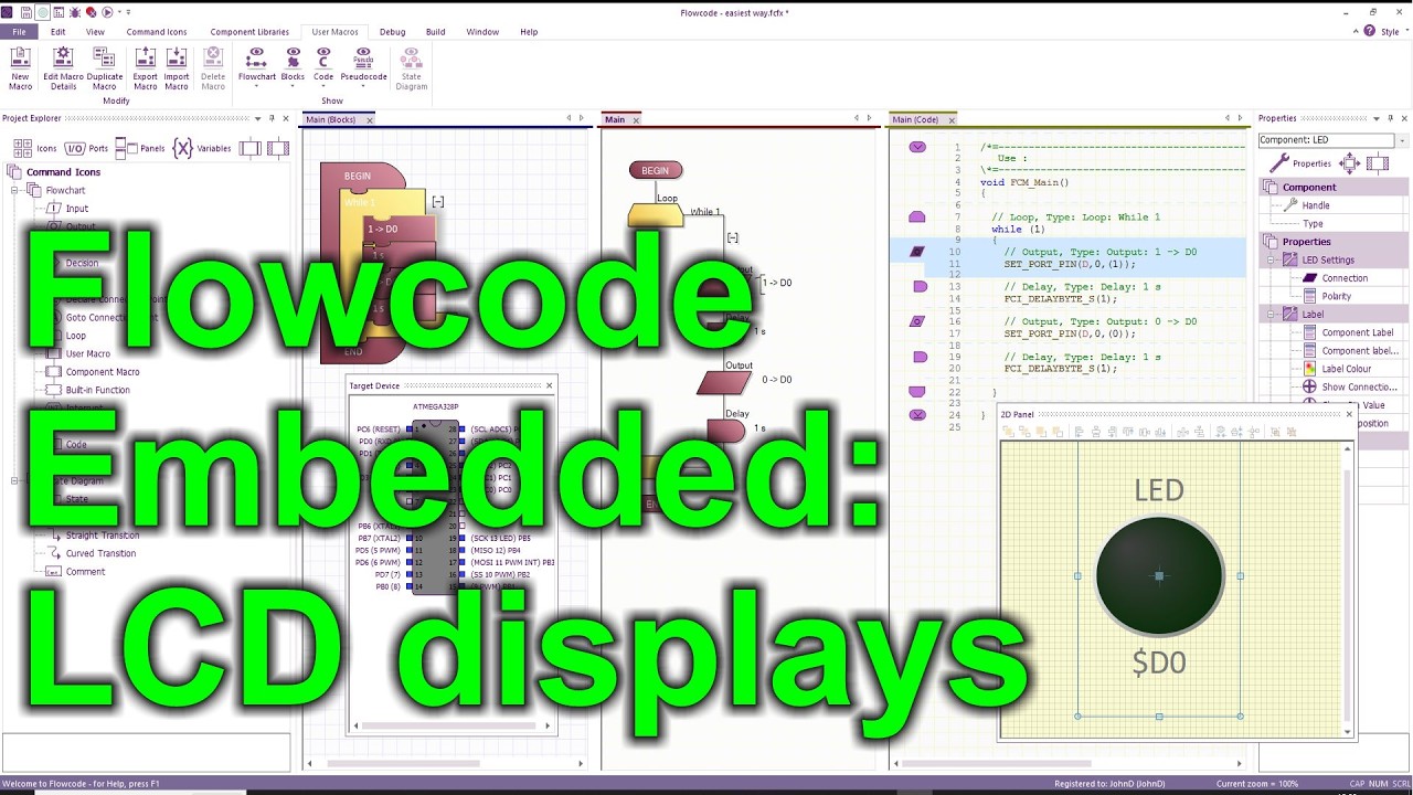 4a - programming LCDs