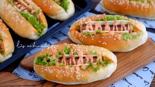 MAKE YOUR OWN HOTDOG BREAD AT HOME, VERY SOFT AND TASTY screenshot 5