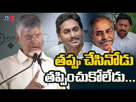 తప్పు చేసినోడు తప్పించుకోలేడు...CM Chandrababu About Ys Vivek Case | Money Trail | TV5 - TV5NEWS