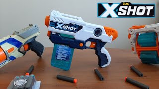 Пистолет X-Shot Hurricane Zuru Сравнение с НЕРФ Nerf Что выбрать X-Shot или Nerf