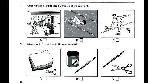 Study English online (B1). Preliminary English Test (PET) Listening Book 6 : Test 3 part 1