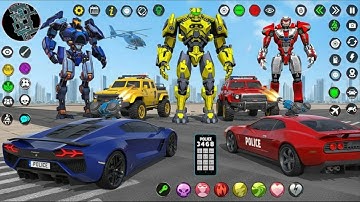 US Police Robot Car Transform - Android Gameplay 