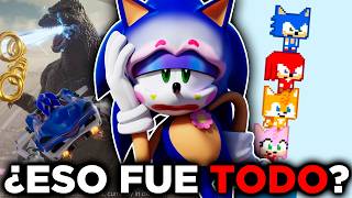 Sonic tenía una oportunidad perfecta... y no la aprovechó