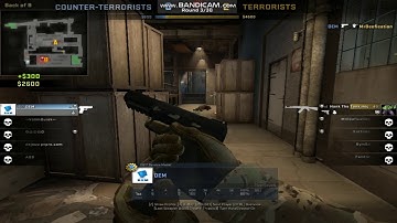 CS GO: Clutch 1v4 Defuse Bomb Five Seven | TRAIN