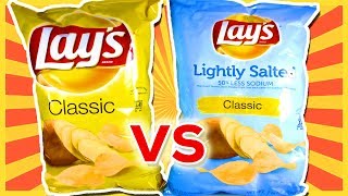 Lays Classic Regular VS LIGHTLY Salted  which taste better?