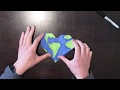 Art with mr u  origami earth heart