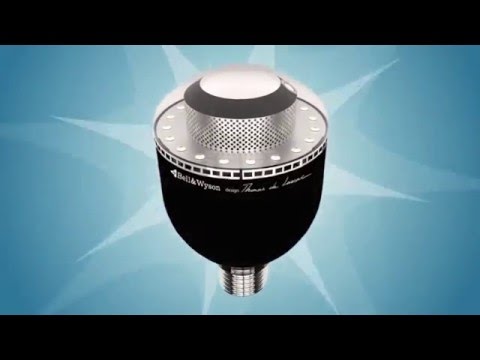 Bell & Wyson Ampoule LED 9W WIFI avec appareil photo et micro intégrés