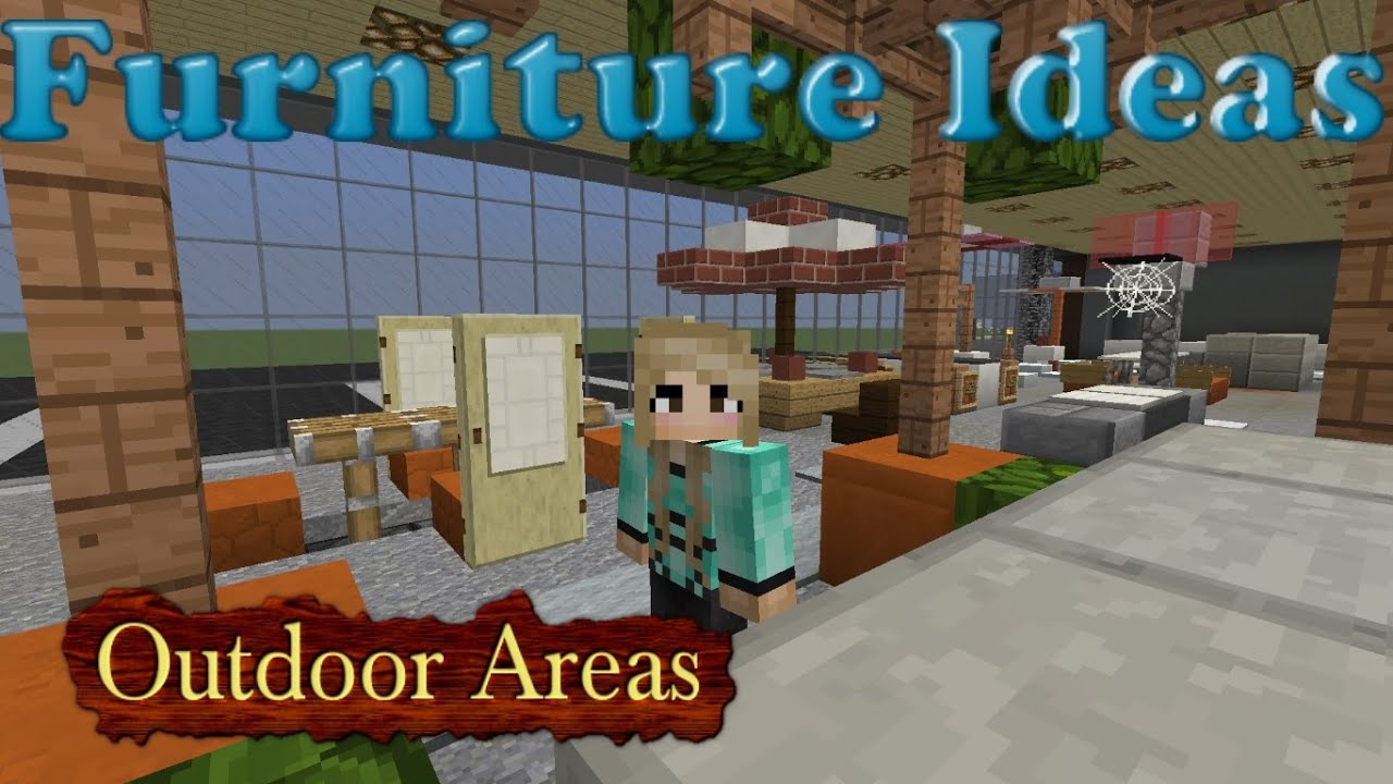 minecraft furniture ideas: kiwi designs for outdoor