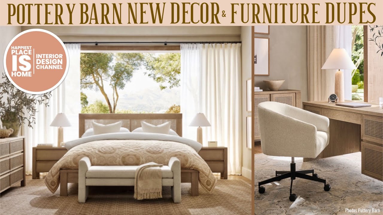 POTTERY BARN NEW DUPES furniture & decor! - YouTube