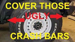 2021-2022 Ford Bronco - How To Cover Ugly Crash Bars With Caps by Budget Bronco 13,444 views 2 years ago 7 minutes, 41 seconds