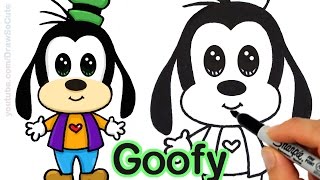 photo Disney Cute Cartoon Characters Disney Drawing Ideas Easy how to draw goofy easy step by step from disney cuties