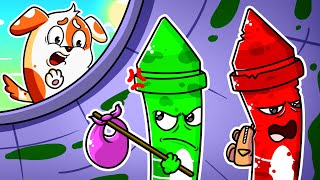 Hoo Doo but The Crayons Left because They Were Angry With Hoo Doo | Hoo Doo Animation