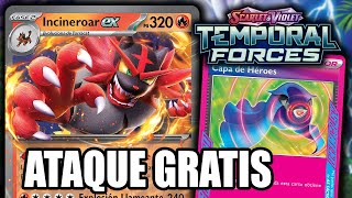 Incineroar EX es MUY Fuerte, PERO debes tomar en Cuenta... [ TEMPORAL FORCES] [ POKEMON TCG LIVE]