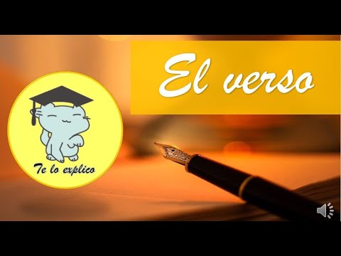 ¿Qué es el verso y cómo se clasifica?