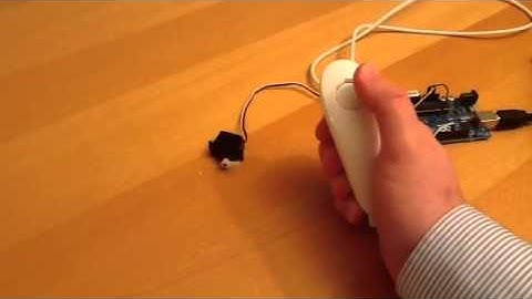 Nunchuck/servo mash up