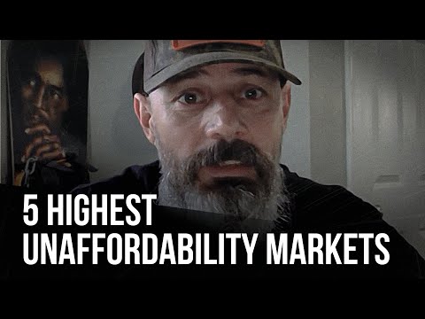 5 highest unaffordability markets