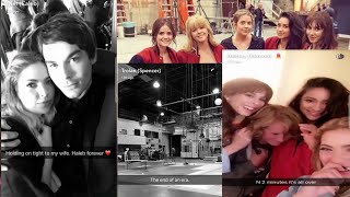 Pretty Little Liars Cast| FINAL DAY ON SET #PLLENDGAME 7x20| Cute & Funny Moments | Haleb| Ezria